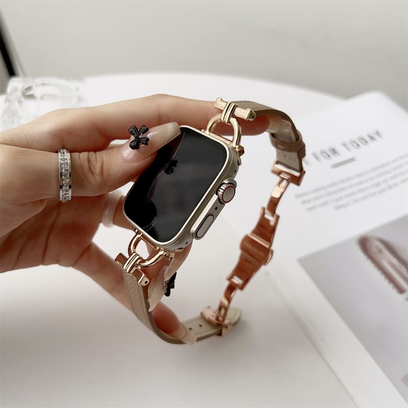 Watch Band For iWatch 42/44/45/46/49mm 38/40/41mm PU leather Fashion Watch Strap for Watch Series Ultra2 Series 10/9/8/7/6/5/4/3/2/1_voghion.com