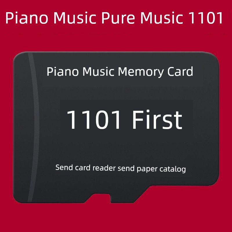 Kompletní sada světelného MP3 Walkman Piano Pure Music Radio TF paměťová karta_voghion.com