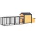 118" Large Wooden Chicken Coop Outdoor Hen House With Nesting Box, Leak-Proof Pull-Out Tray, Asphalt Roof & Free-Range Doors – Secure Poultry Cage For Backyard Farm Use_voghion.com