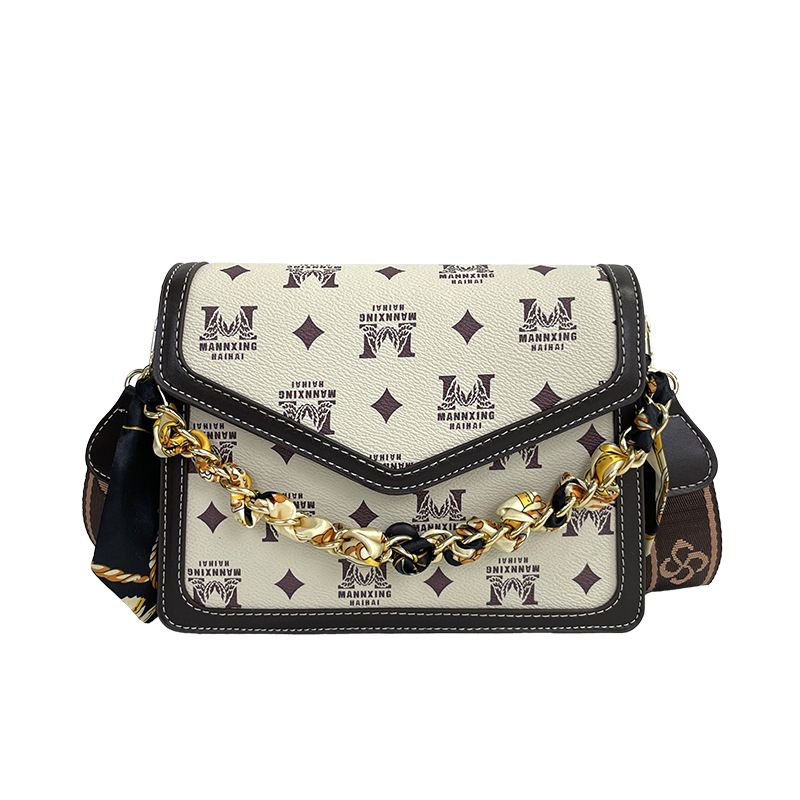 Bolso de mujer 2023, nuevo diseño de nicho, bolso cuadrado pequeño Retro, bolso de mano diagonal de un hombro que combina con todo a la moda roja_voghion.com