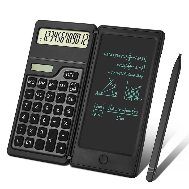 Calculator Writing Pad Learning Business Office Portable, Foldable LCD Writing Pad Calculator_voghion.com