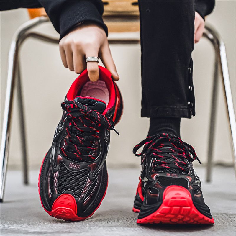 Spring And Summer New Network Daddy Casual Platform Trend Sports Men's Shoes_voghion.com