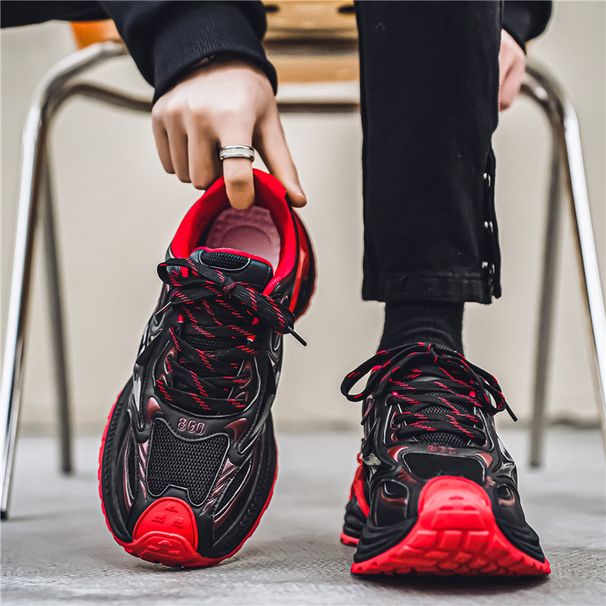 Spring And Summer New Network Daddy Casual Platform Trend Sports Men's Shoes_voghion.com