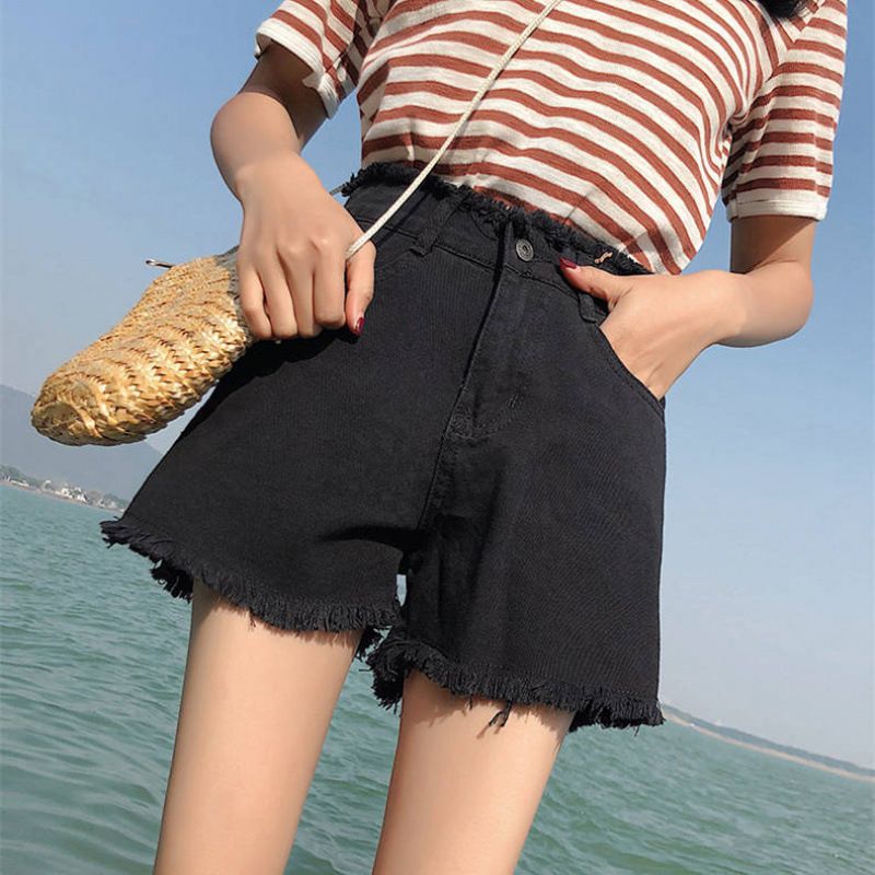 2025s Slimming And Heightening Girl Summer Low Waist Hip-lifting Denim Ultra Shorts Women's Slim Fit Versatile American High_voghion.com