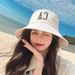 Fisherman's Women's Summer Versatile Sunshade 2022CA Embroidered Face Covering Sunscreen UV Sun Hat_voghion.com