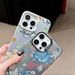 Summer Cartoon Ocean Turtle Plating Matte Shockproof Case for iPhone 16 15 14 13 12 11 Pro Max XS X XR 8 7 Plus SE 2020 PC Cover_voghion.com