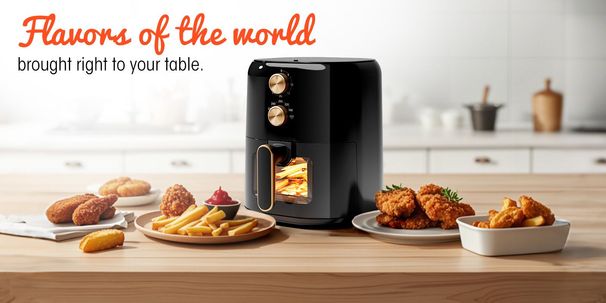 Air Fryer 4-in-1 With 4.5 QT Capacity, Air Fry, Roast, Reheat, Dehydrate, Air Crisp Technology With 400F For Hot, Crispy Results In Just Minutes, Black_voghion.com