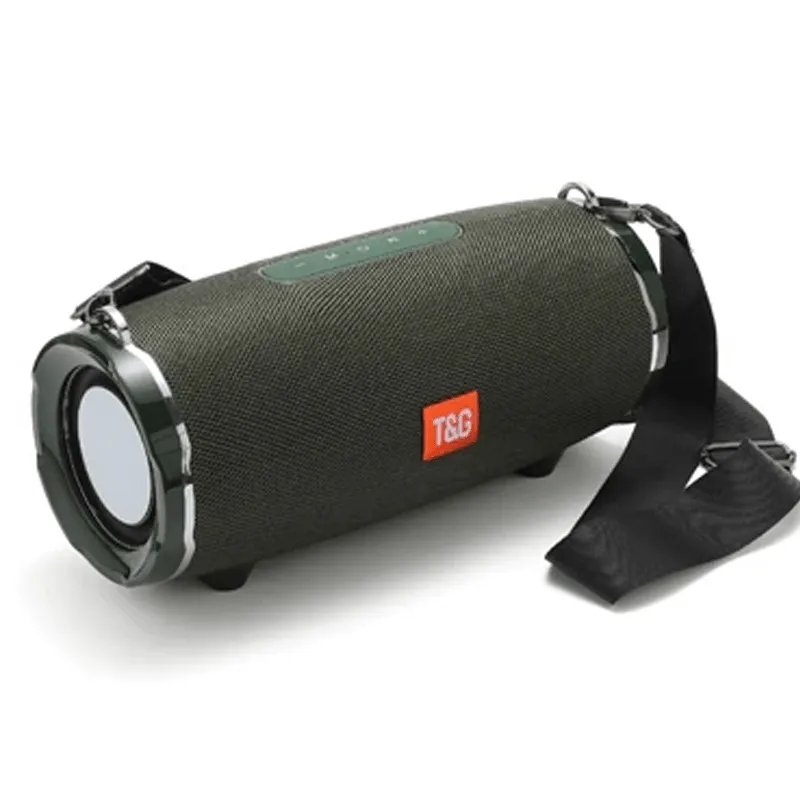 Augstas jaudas skaļrunis 30 W pārnēsājams bezvadu skaļrunis āra HIFI kolonnas bezvadu zemfrekvences skaļrunis bass 4400 mAh akumulators atbalsta FM radio TF karti audio MP3 mūzika_voghion.com