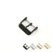 Fivela de pino de fivela de ponto Acessórios para relógios IP galvanoplastia 316L fivela de relógio de aço inoxidável 8 22 mm_voghion.com