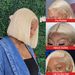 Pelucas de cabello humano brasileño con encaje frontal, 13x4, 613 rubio miel, densidad 200, corto, liso, 12, 14 y 16 pulgadas_voghion.com
