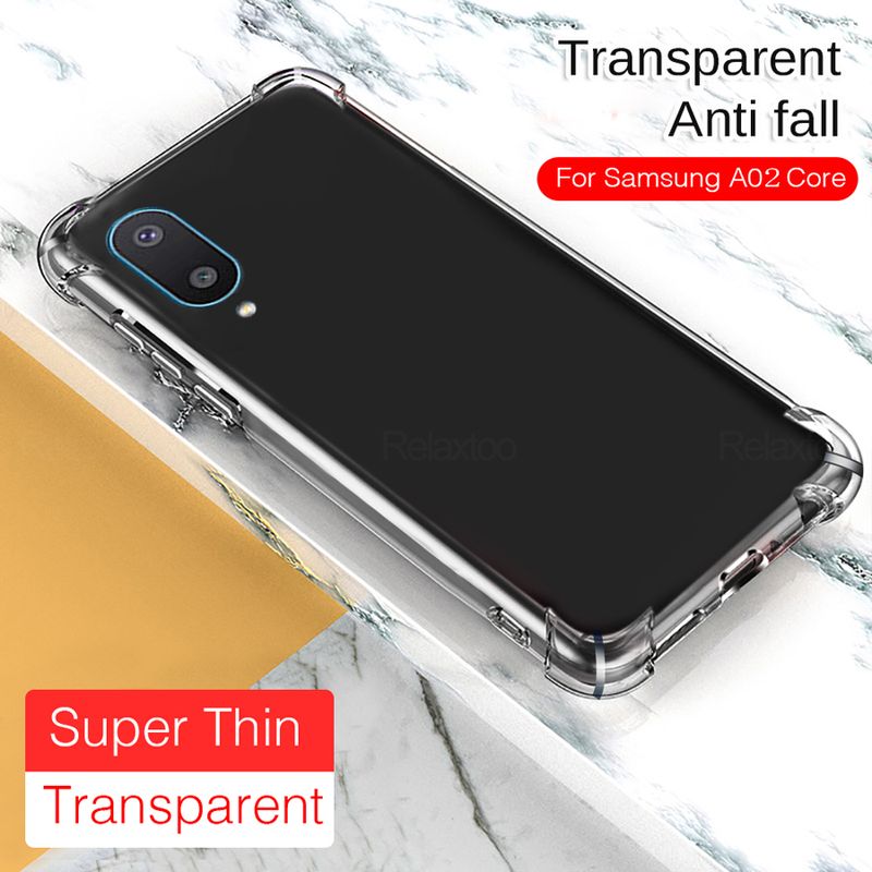 a02 fundas For Samsung a02s Case Anti-fall Airbag Clear Case Shockproof Soft Cover For Samsung_voghion.com