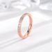 Light Luxury And Simple CNC Micro Inlaid Ten Diamond Titanium Steel Ring, Women's Rose Gold Does Not Fade, Couple's_voghion.com
