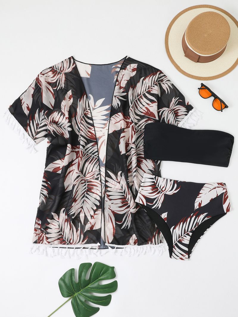 Style Two-Piece Sexy Comfortable Beachwear Hot Girl New Beach Swimming Suit Slim Waist Swimsuit_voghion.com