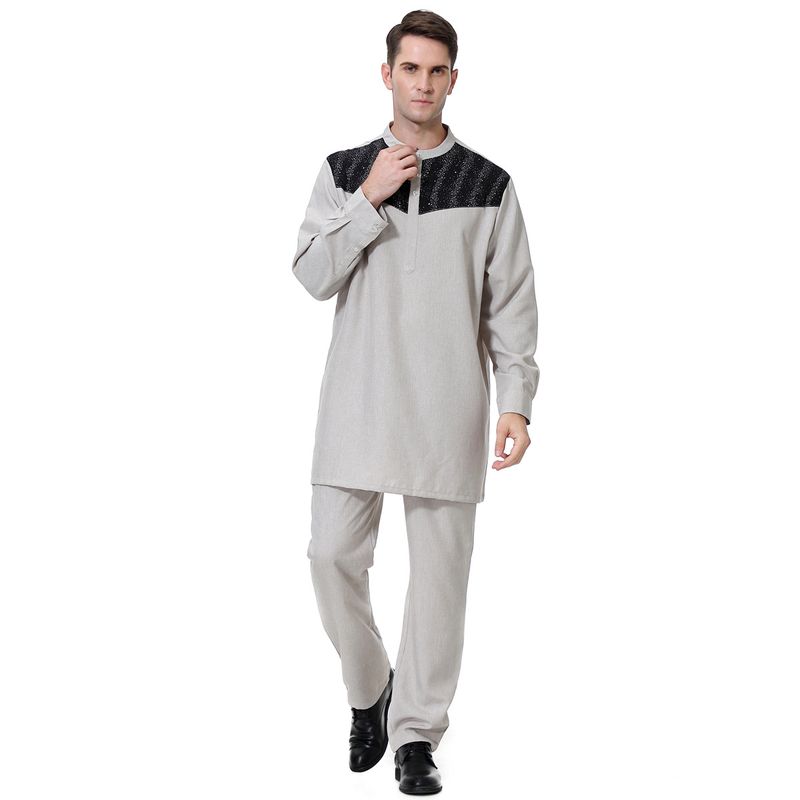 Erkek giyim Erkek toga pantolon takımı_voghion.com