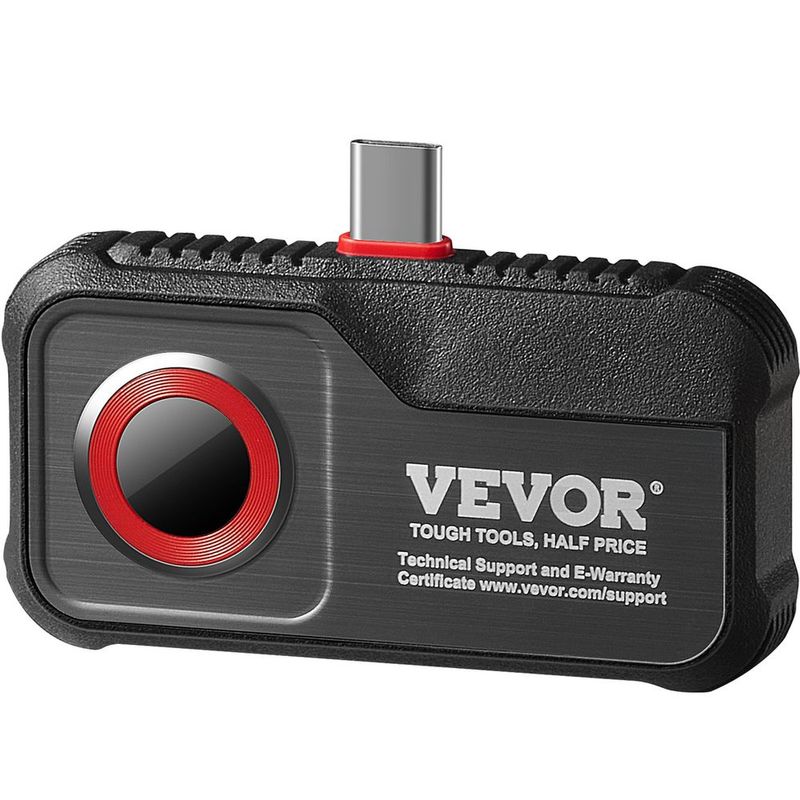 VEVOR Thermal Imaging Camera For Android, 256 X 192 IR Resolution Infrared Thermal Imager With Visual Camera, 25Hz Refresh Rate Thermal Camera For S_voghion.com