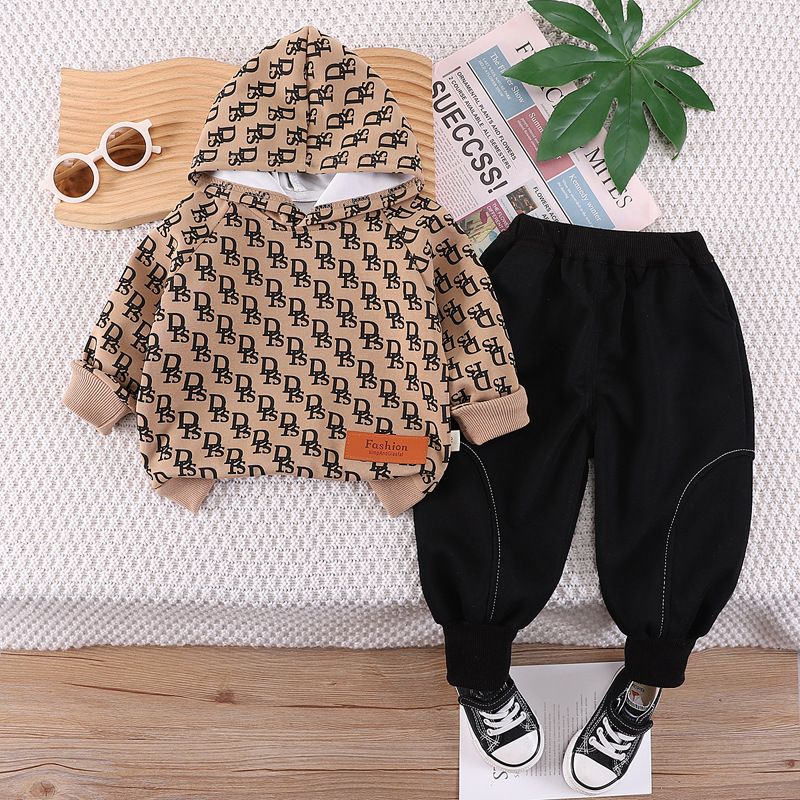 Live streaming sales of clothing for boys girls, 2024 new baby two-piece set, spring a autumn clothing, children's_voghion.com