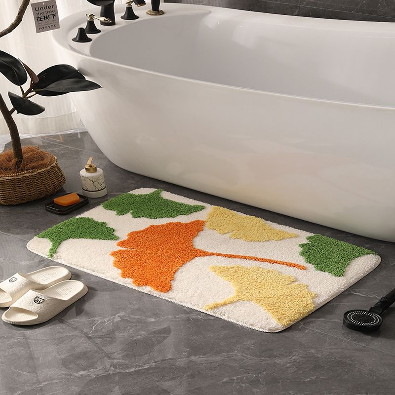 ​AquaSoft Super Absorbent Bath Mat - Fluffy Memory Foam Carpet For Bathroom & Shower (Non-Slip Backing, Machine Washable)​_voghion.com