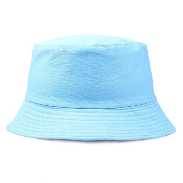 Cappello rotondo unisex in puro cotone con visiera piatta, personalizzato, stile Fisherman Basin_voghion.com
