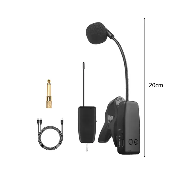 Hangszer UHF tartós zenekar gitár hangszóró vijol rendszer tartozékok adó fuvola csíptetős mikrofon_voghion.com