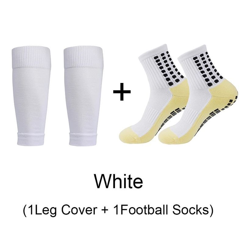1 Set Of High Elatic Football Shin Guard Leg Coveradult Youth Outdoor Sport Protective Equipment Non-lip Soccer_voghion.com