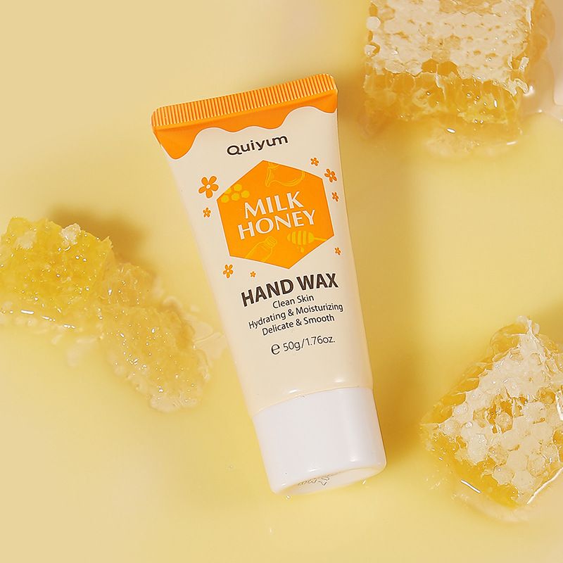 Scrubs & Bodys Treatments QUIYUM Milk Honey Hand Wax 50g Moisturizing Hydrating Hand Care Skin Care Products_voghion.com
