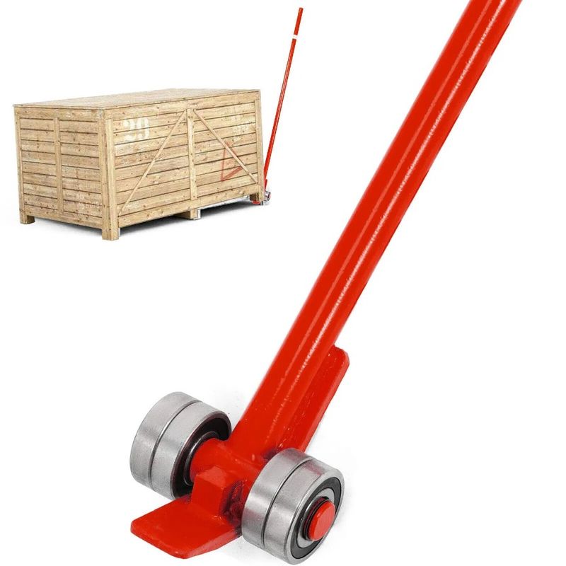 Duty Pry Capacity With 3T Lbs 6600 Prylever Handle Lever Wheels Bar Bar 5FT Steel Prylever Length Heavy With_voghion.com