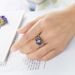 Women's Hand Fashion Purple Zircon Ring Jewelry_voghion.com