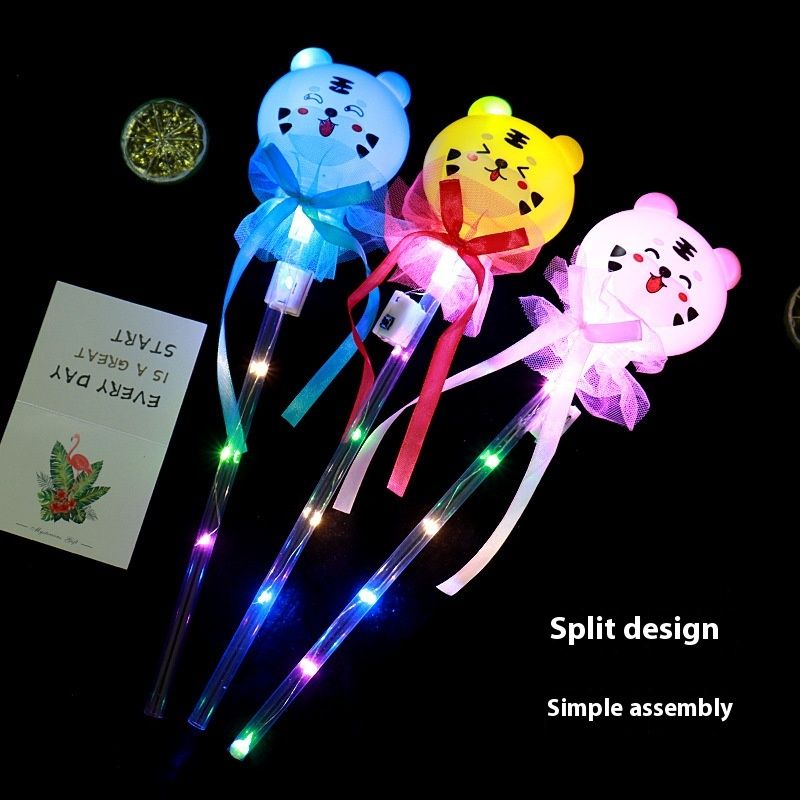 Flash Handle Tiger Year Magic Stick Glowing Toy Kindergarten Children's Gift Scan Code_voghion.com