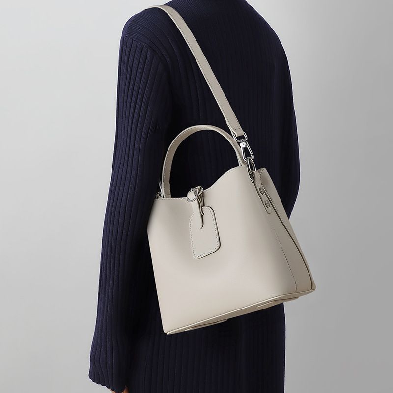 Borse da donna, nuove borse a secchiello, autunnali e invernali, di alta qualità, di grande capacità, in vera pelle, a tracolla_voghion.com