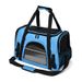 Portable Foldable Pet Carrier Bag With Breathable Mesh & Transparent Window - Lightweight Shoulder Crossbody Design For Small Dogs And Cats_voghion.com