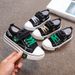 XUANMU Children's Canvas Sneakers Boys Breathable Comfortable Running Shoes Girls Fashion Sports Casual Soft-soled Non-slip Kids Shoes X015B_voghion.com