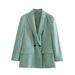 Women's clothing 2024 spring new style elegant loose suit jacket_voghion.com