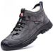 New Winter Lace-up Trendy Men's Casual Low-top Breathable Leather Comfortable Shoes_voghion.com