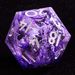 9 Polyhedral Dice DnD Sets Violet Nebula Osmosis For Dungeons Dragons RPG_voghion.com