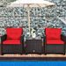 3 Pieces Rattan Patio Furniture Set with Washable Cushion_voghion.com