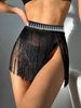 Damenbekleidung Quaste Mode Minirock Strand Badehose Hüfte Hohe Taille Urlaub Bikini Schwimmrock_voghion.com