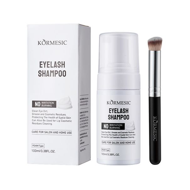 KORMESIC Cleansing Foam Eyelash Shampoo 100ml Deep Cleansing Moisturizing_voghion.com