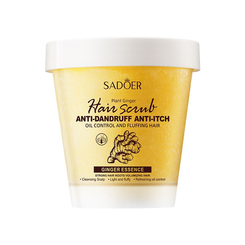 SADOER – crème nettoyante pour cheveux moelleux, contrôle de l'huile de gingembre, shampoing antipelliculaire en anglais complet_voghion.com