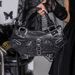 Gothic Batwing Single Shoulder Y2K Rock Punk Style Women's With Rivets, Handheld Or Crossbody Bag_voghion.com