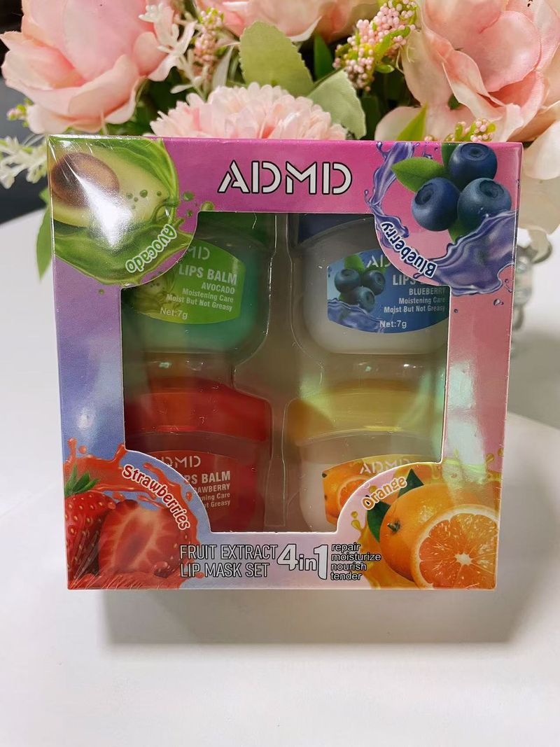 ADMD MSDS forró eladás 8 ajakmaszk készlet hidratáló gyümölcsízű ajakbalzsam ajakmaszk készlet_voghion.com