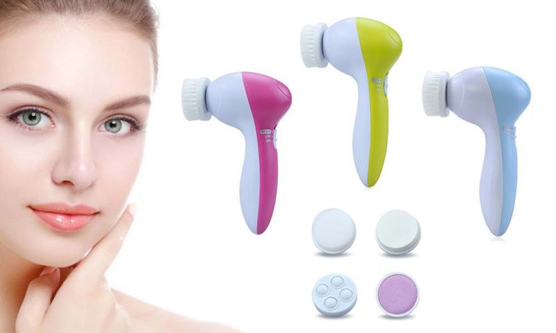 Gesichtsreinigungsbürste Elektrischer Peeling-Spin-Reiniger Gesichtswäscher_voghion.com