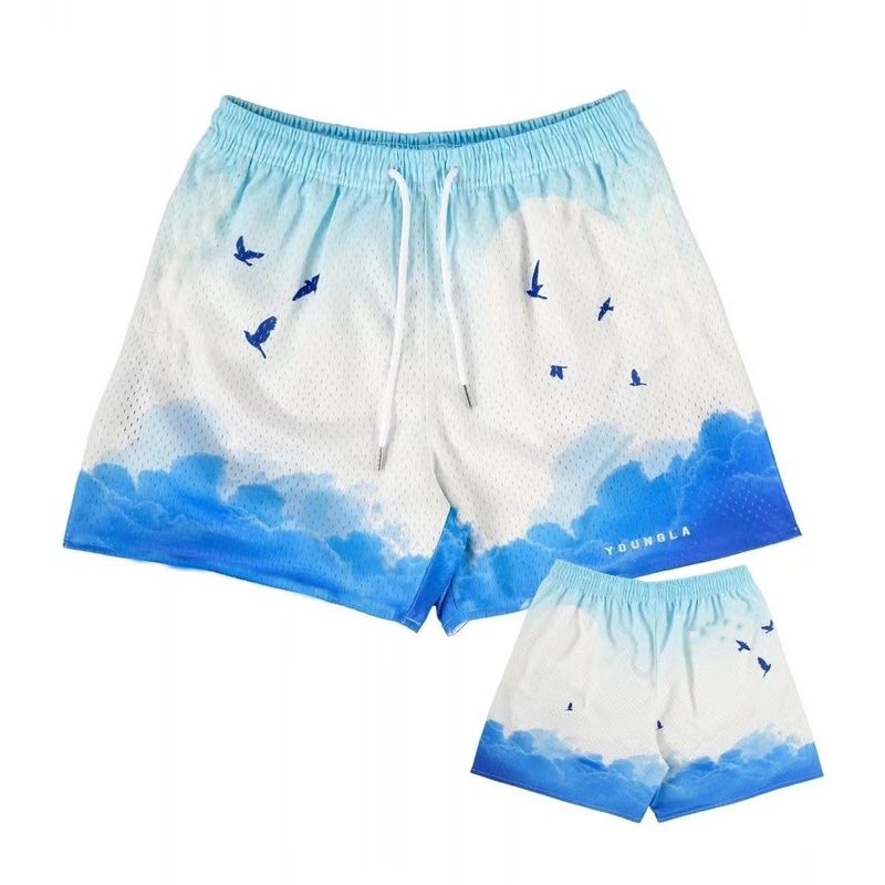Men's Clothing shorts men's new campus shorts breathable quick drying basketball sweatpants running muscle fitness five point pants_voghion.com