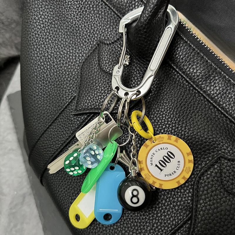 Unique American-Style Cleanfit Multi-Element Dice & Chip Bag Charm - Stylish Waist Accessory For Women Female Dice Chips Waist Accessories_voghion.com