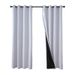 Blackout Curtains – Solid Color Window Drapes (90-100% Light Blocking, Polyester Fabric, Rod Pocket Design, Multiple Sizes & Colors)_voghion.com