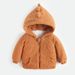 Jaquetas infantis meninos e meninas outono e inverno roupas de algodão grosso infantil bebê coral fleece jaqueta infantil com capuz de algodão felpudo_voghion.com