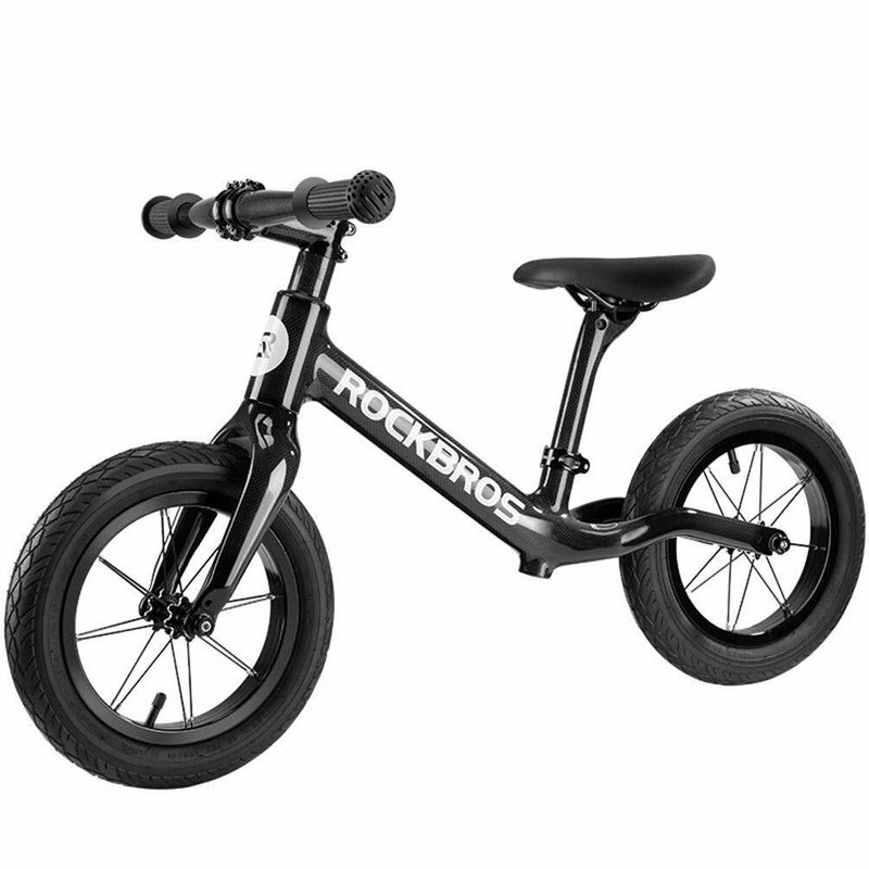Bici da equilibrio ROCKBROS 12' in fibra di carbonio per bambini e bambine_voghion.com
