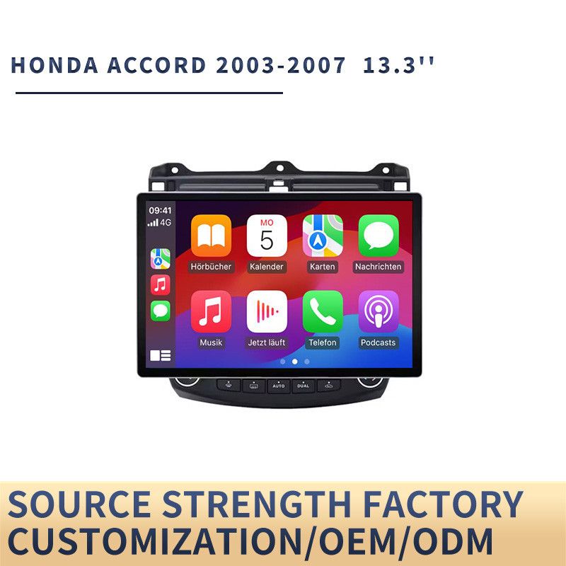 Applicable to Accord 7th generation 2K HD navigation system accord Car Radio Multimedia_voghion.com