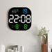 New Fashionable For Living Room, Desktop Simple LED Stylish Alarm Clock, Bedside Clock 6633_voghion.com
