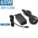 65 W USB-C PD-Schnellladegerät für Laptops – 20 V 3,25 A kompaktes Netzteil_voghion.com
