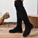 New long boots women over knee high heels new elastic long boots spring and autumn single thin_voghion.com
